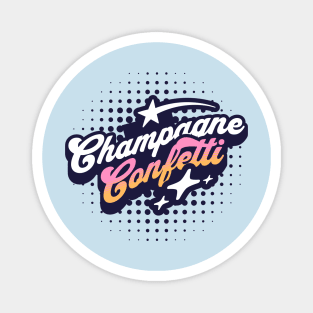 BTS Bangtan Jungkook 3D champagne confetti typography army | Morcaworks Magnet